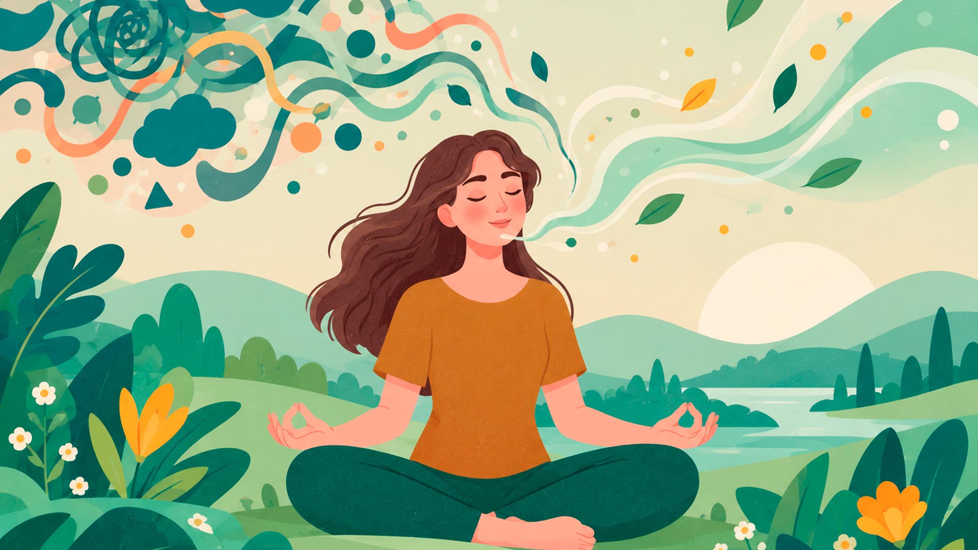 Cómo funciona la respiración durante la meditación